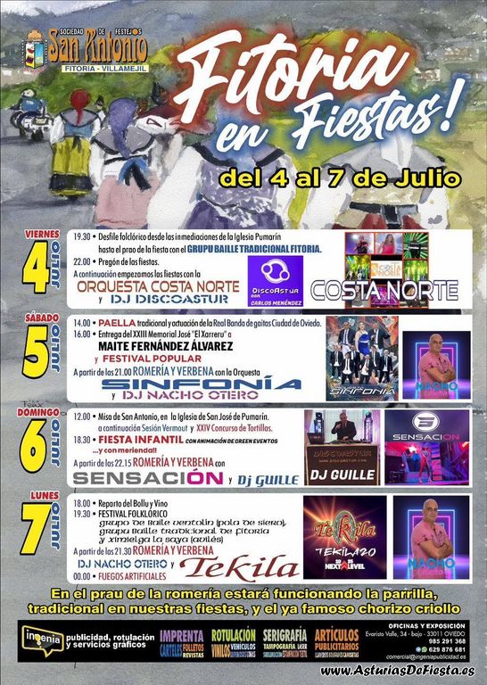 Fiesta de San Antonio en Fitoria–Villamejil 2025