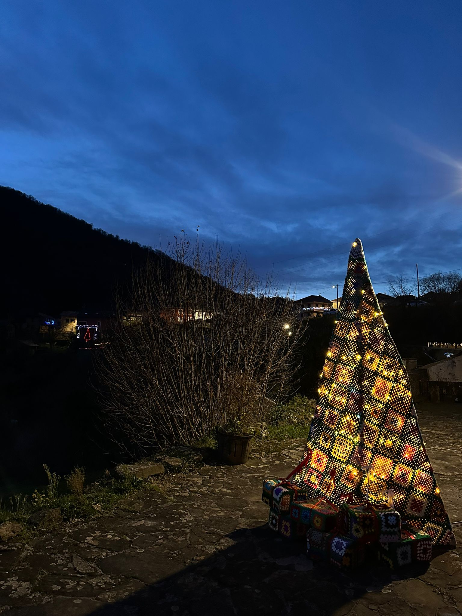 Arbol de Ganchillo