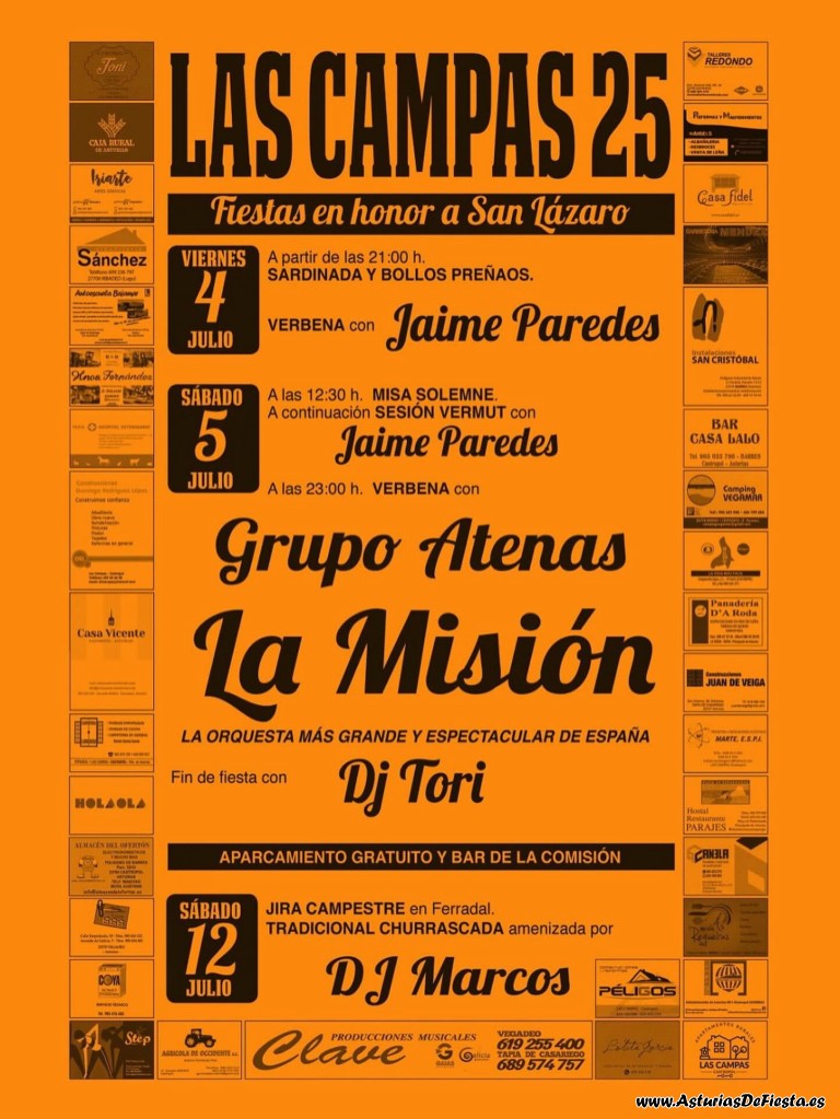 Fiesta de San Lázaro en Las Campas 2025