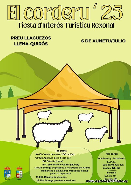 Fiesta del Cordero en el prau de Llagüezos 2025